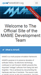 Mobile Screenshot of mamedev.org