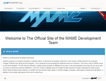 Tablet Screenshot of mamedev.org